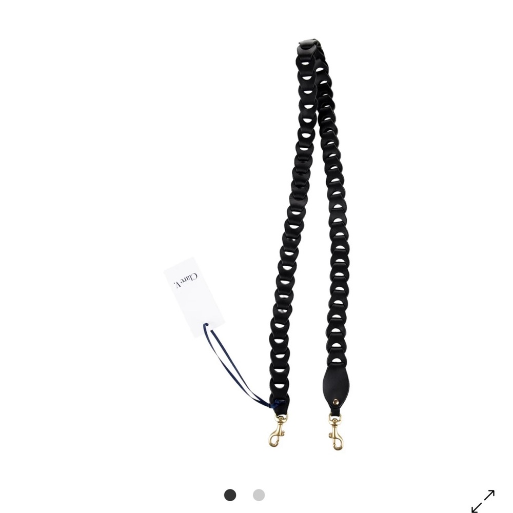 Clare V Vegan Leather Looped Bag Chain